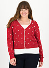 powerdots, super red dot, Strickpullover & Cardigans, Rot