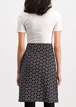 Knee-length Skirt preachers dearest, super cherry dot, Skirts, Black