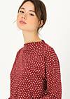 Longsleeve tailorlove turtle, dollies dots, Shirts, Red