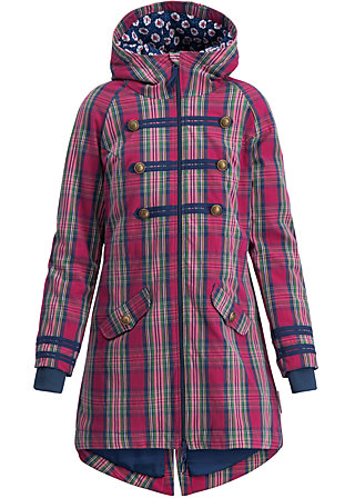 Winter Parka something to believe in, sweet home check, Jackets & Coats, Red