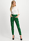 High Waist Trousers the beauty and the witch, wizard of bluts, Trousers, Green