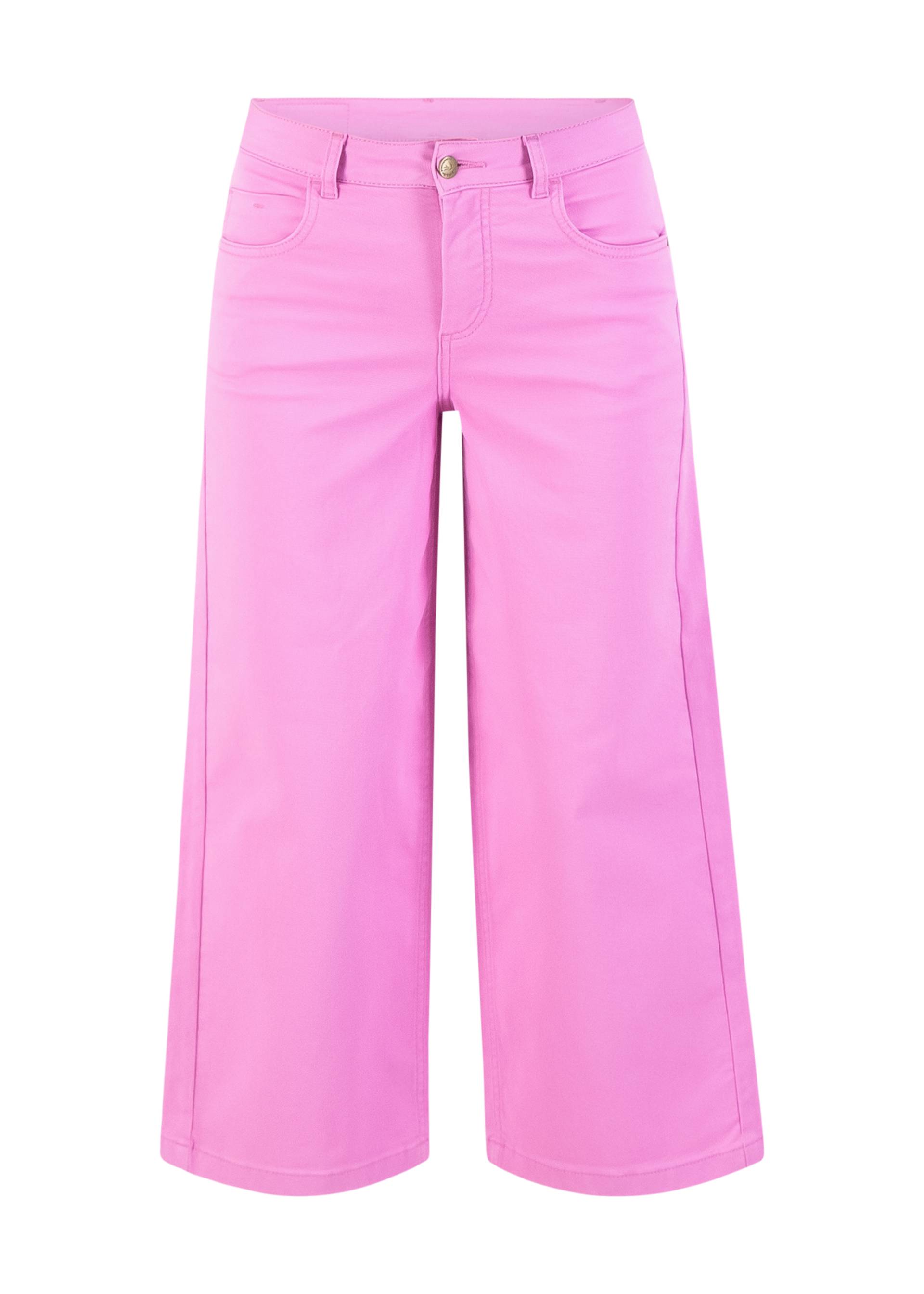 Culottes High Waist Culotte, symphony pink, Trousers, Pink