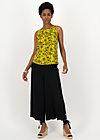 Sleeveless Top botanical attraction, south sandy, Shirts, Yellow