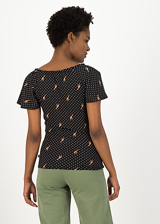 T-Shirt new romance, dots of desert, Tops, Black