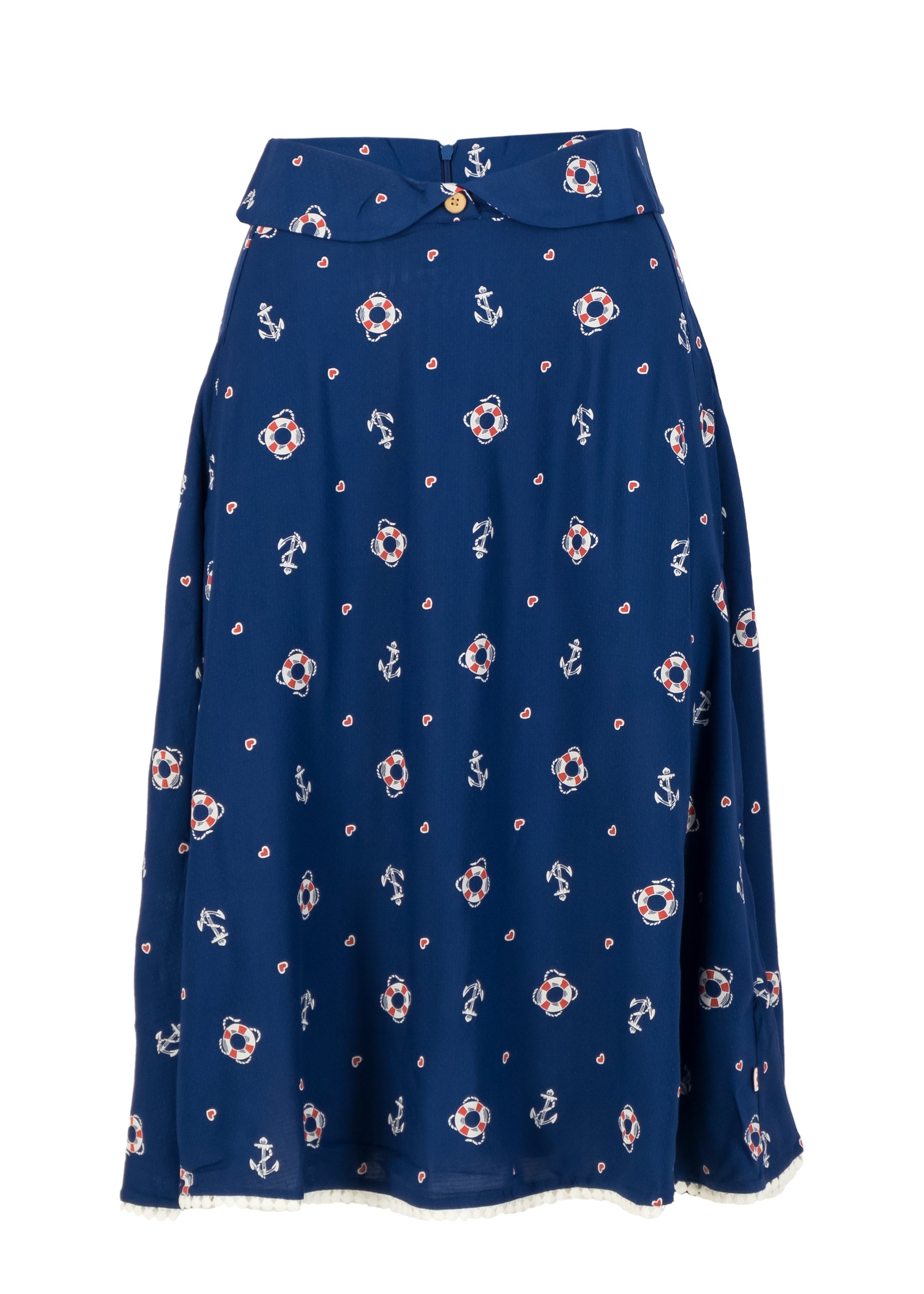 Sommerrock rose garden ceremony, let go anchor, R&ouml;cke, Blau