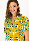 Shirt Blouse tropical sunset, mama jane, Blouses & Tunics, Yellow