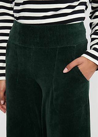 Culotte Jolly Marleen, fine needle green, Hosen, Grün