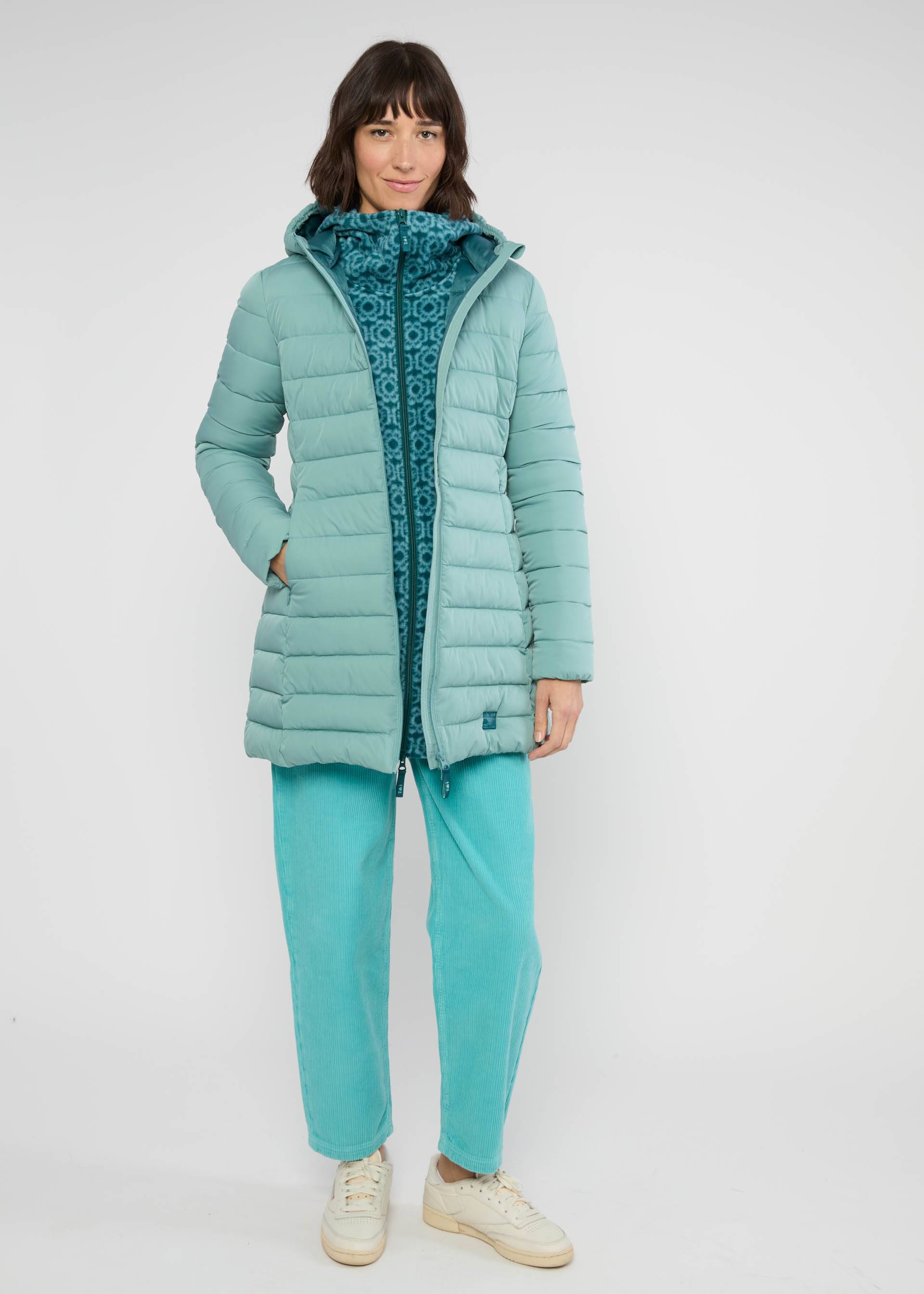 Steppjacke No Down Queen, cold retro blue , Jacken & Mäntel, Blau