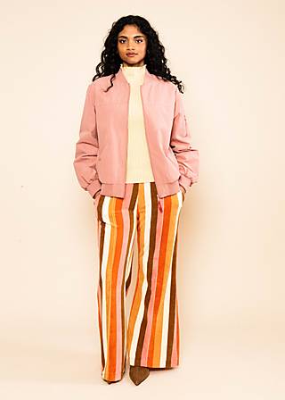 Slacks Bell Bottom Beauty, sunny spirit stripe, Trousers, Brown