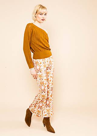 Schlaghose Dancing Jazz, sunkissed caramel dream, Hosen, Beige