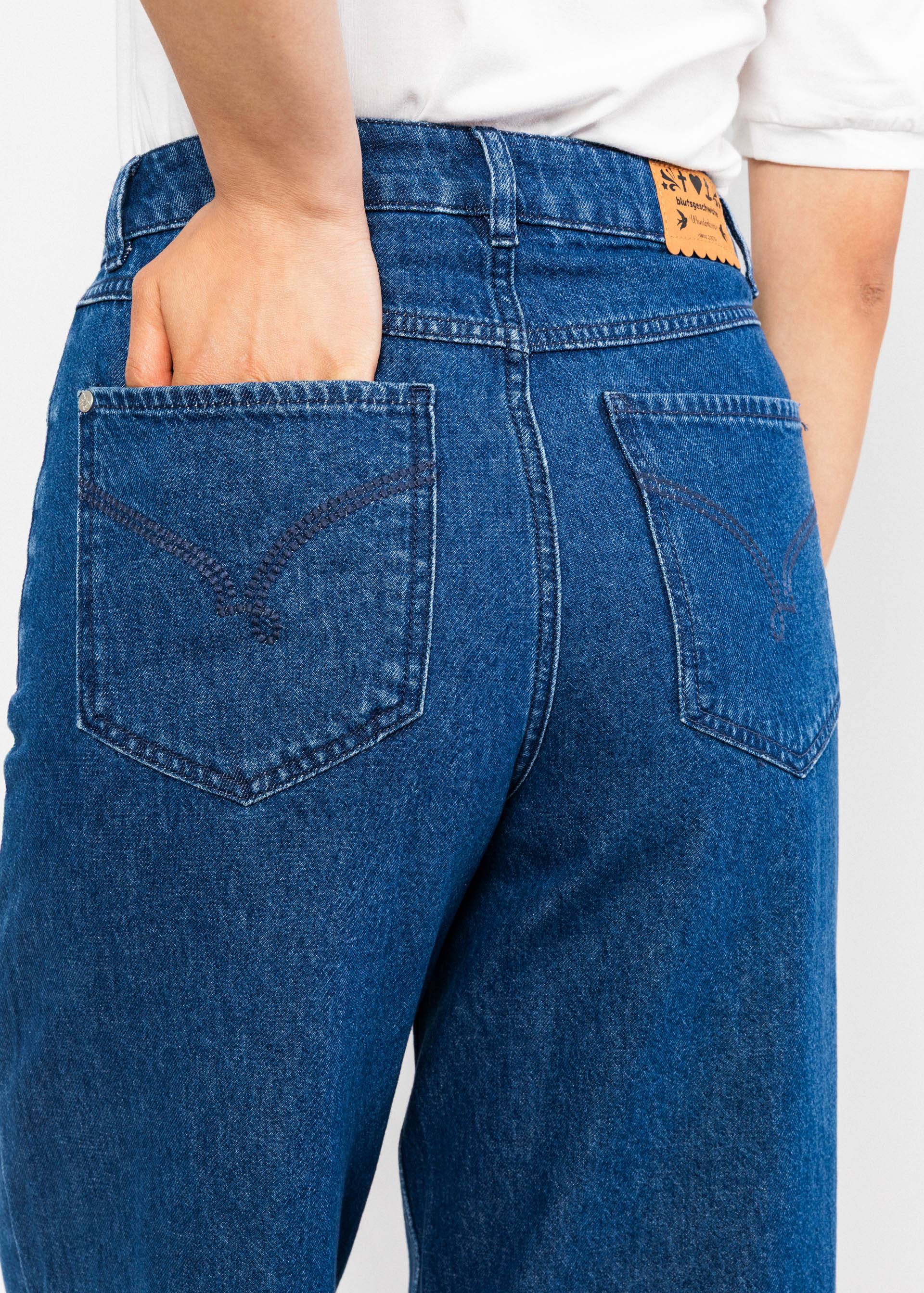 Jeanshose Lene Lou, ocean indigo denim, Hosen, Blau