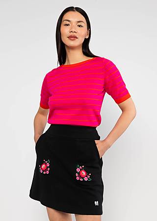 Sweat Skirt Lounge Lover, back to black, Skirts, Black