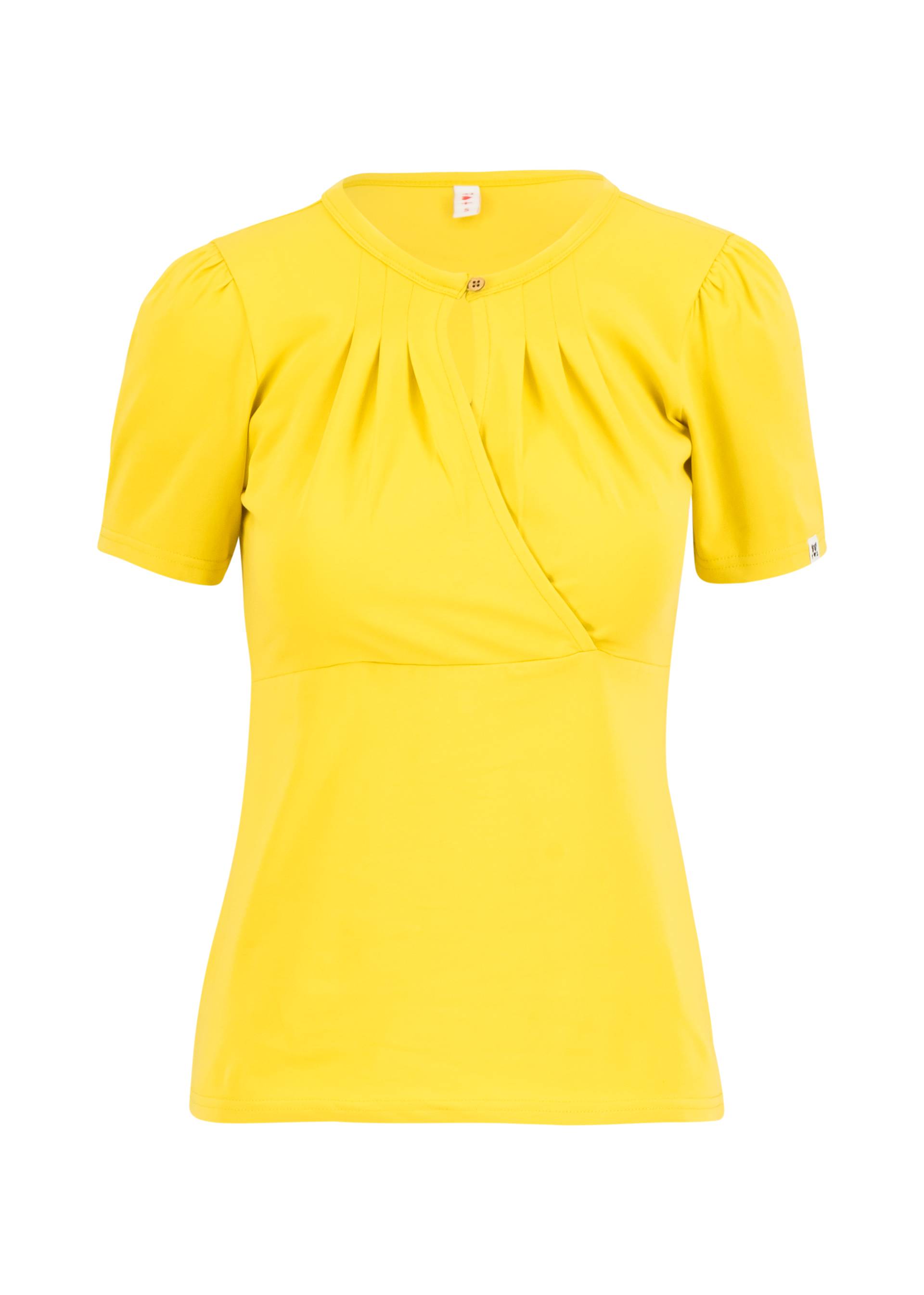 T-Shirt Criss Cross Cœur, yummy yellow, Shirts, Gelb