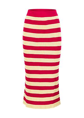 Midirock Dream Weaver Delight, pink stripe to love, Röcke, Weiß