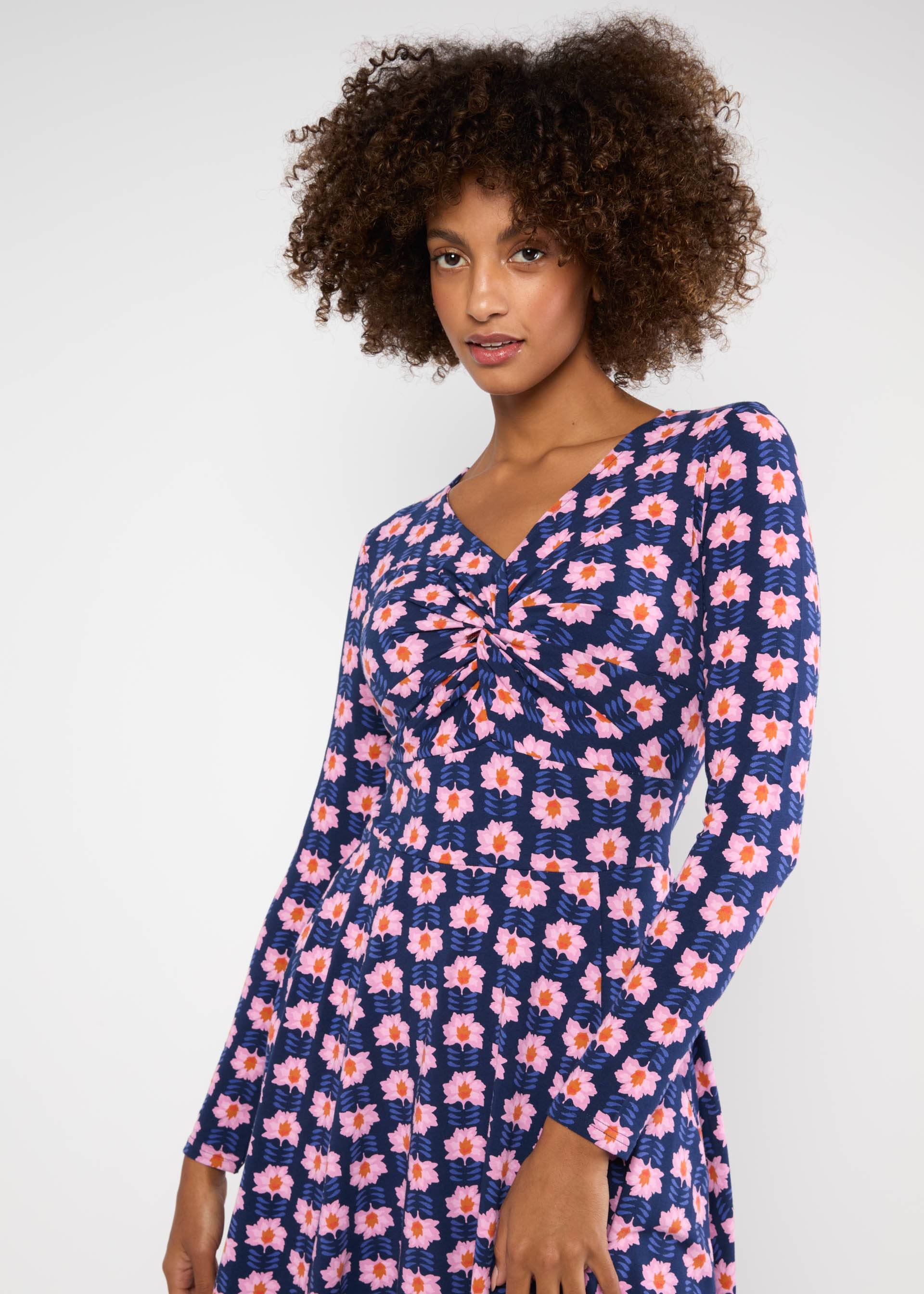 Jersey Dress Hot Knot, daydream flower, Dresses, Blue