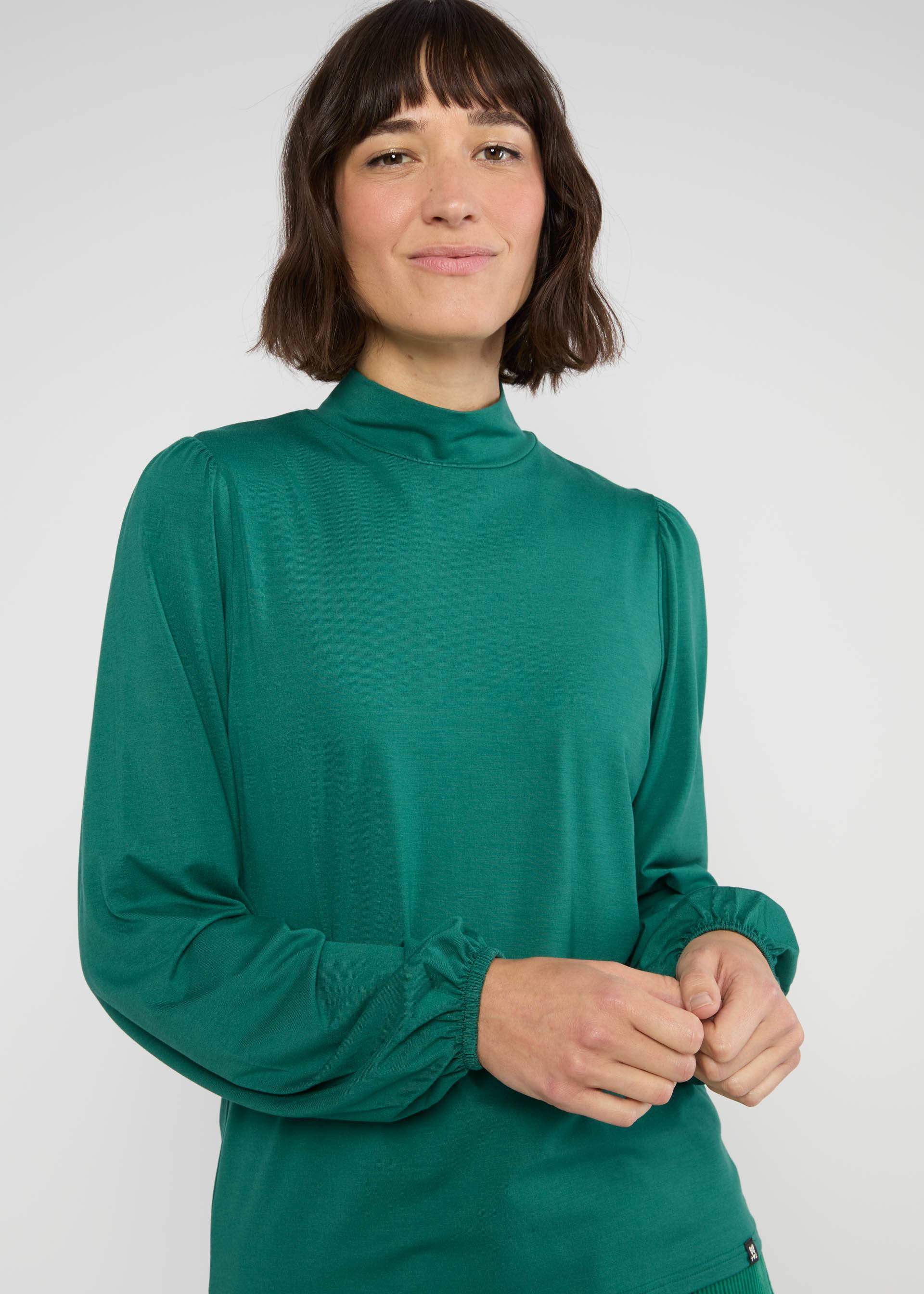 Longsleeve Lonely Lips Angel, scandalous green, Tops, Green