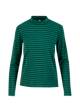 Breton shirt Lonely Lips Turtle, dream of paradise green stripe, Tops, Green