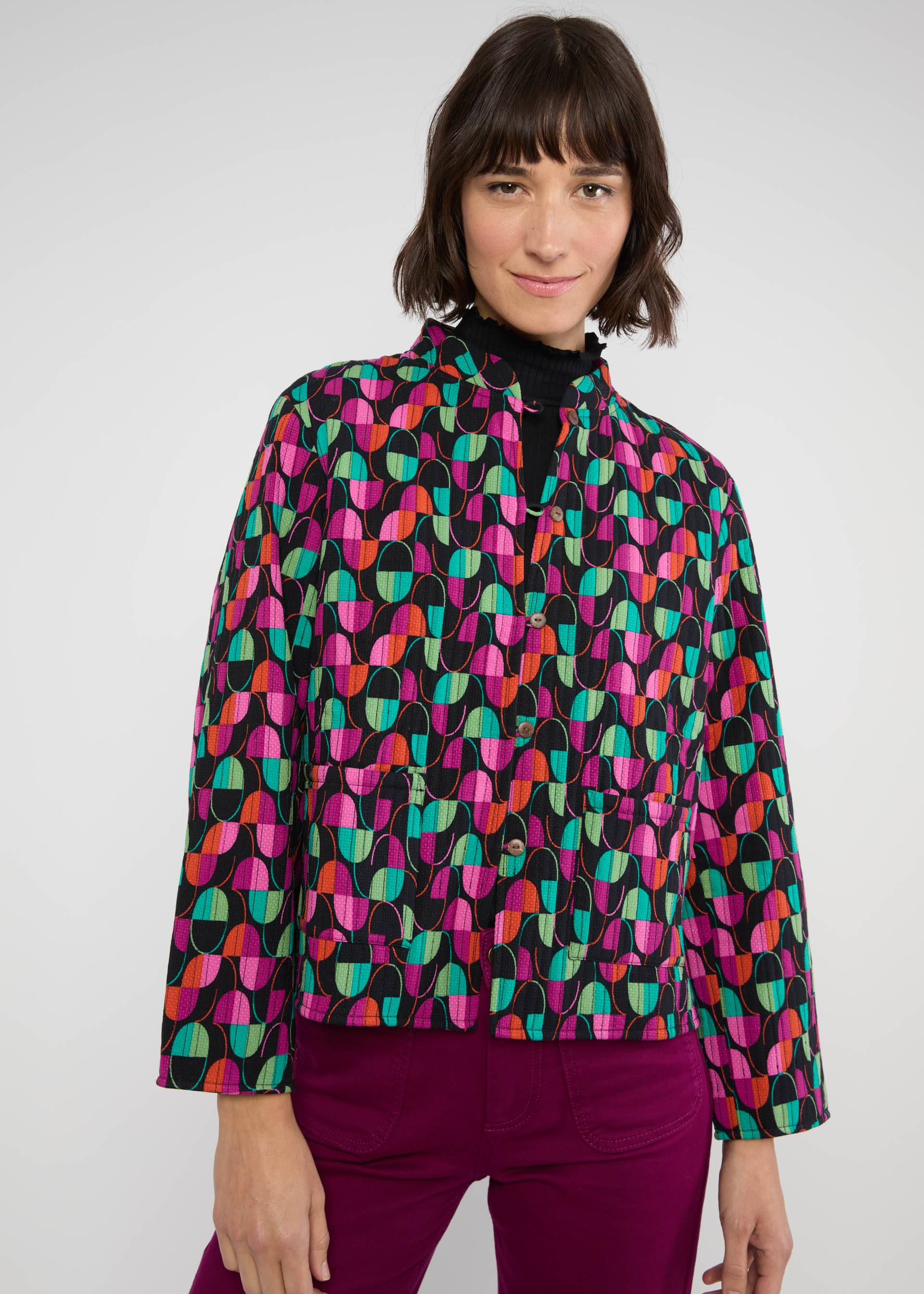 Steppjacke Quilted Love, illusionist of dreams, Jacken & Mäntel, Schwarz