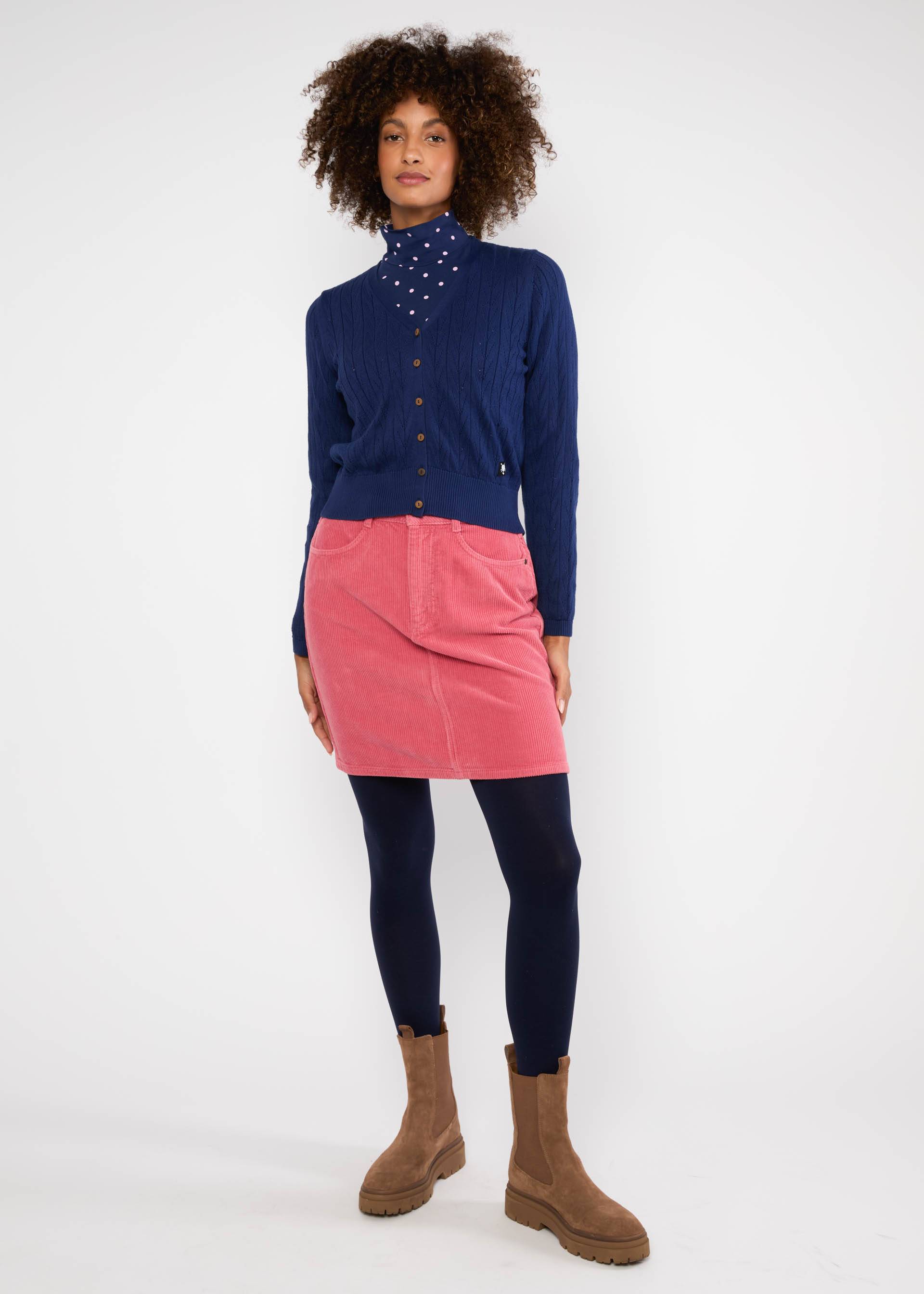 Cardigan Save the World, starlight blue knit, Cardigans, Blau