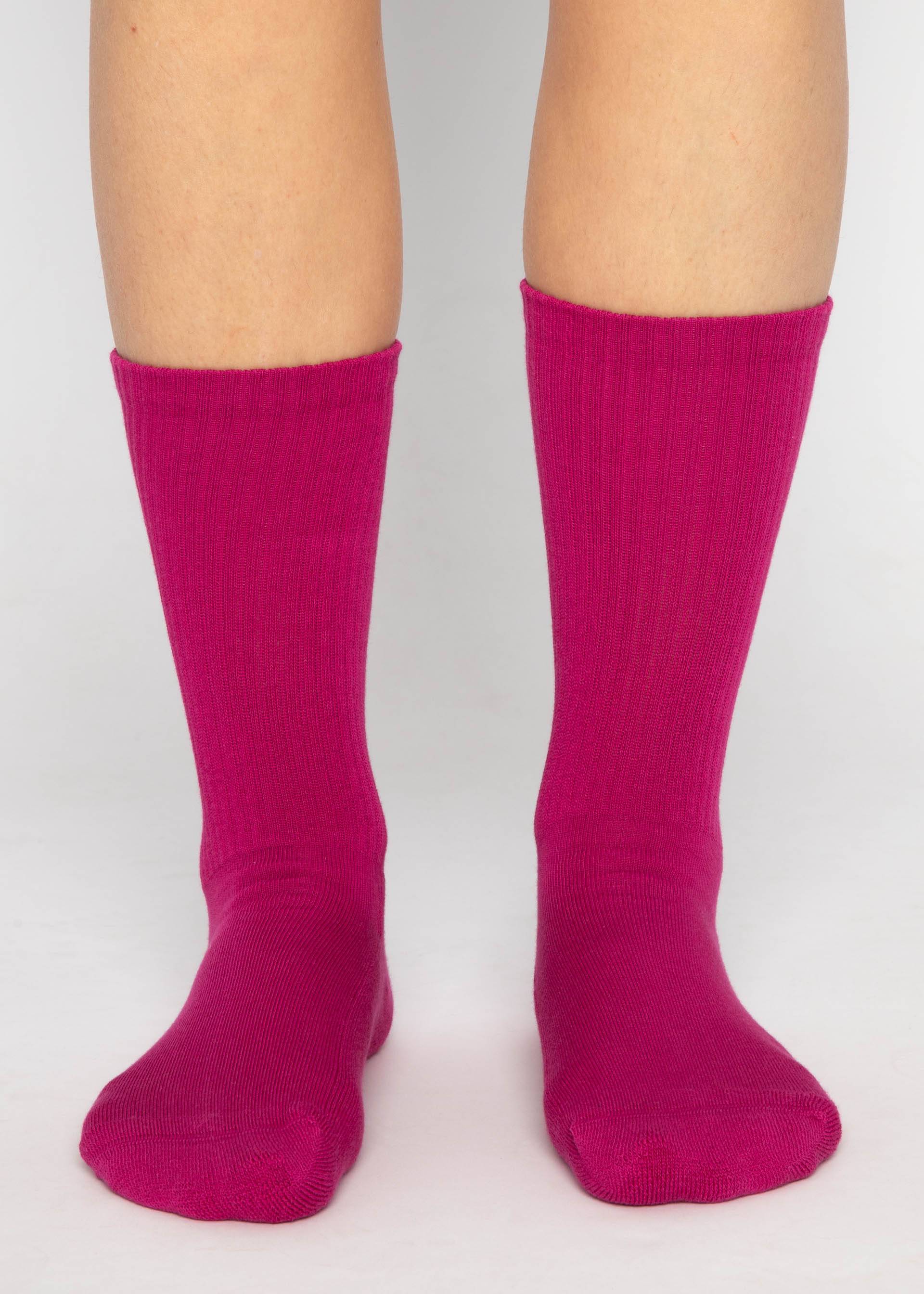 Baumwollsocken Sensational Steps Sport, clever as fox socks, Socken, Rosa