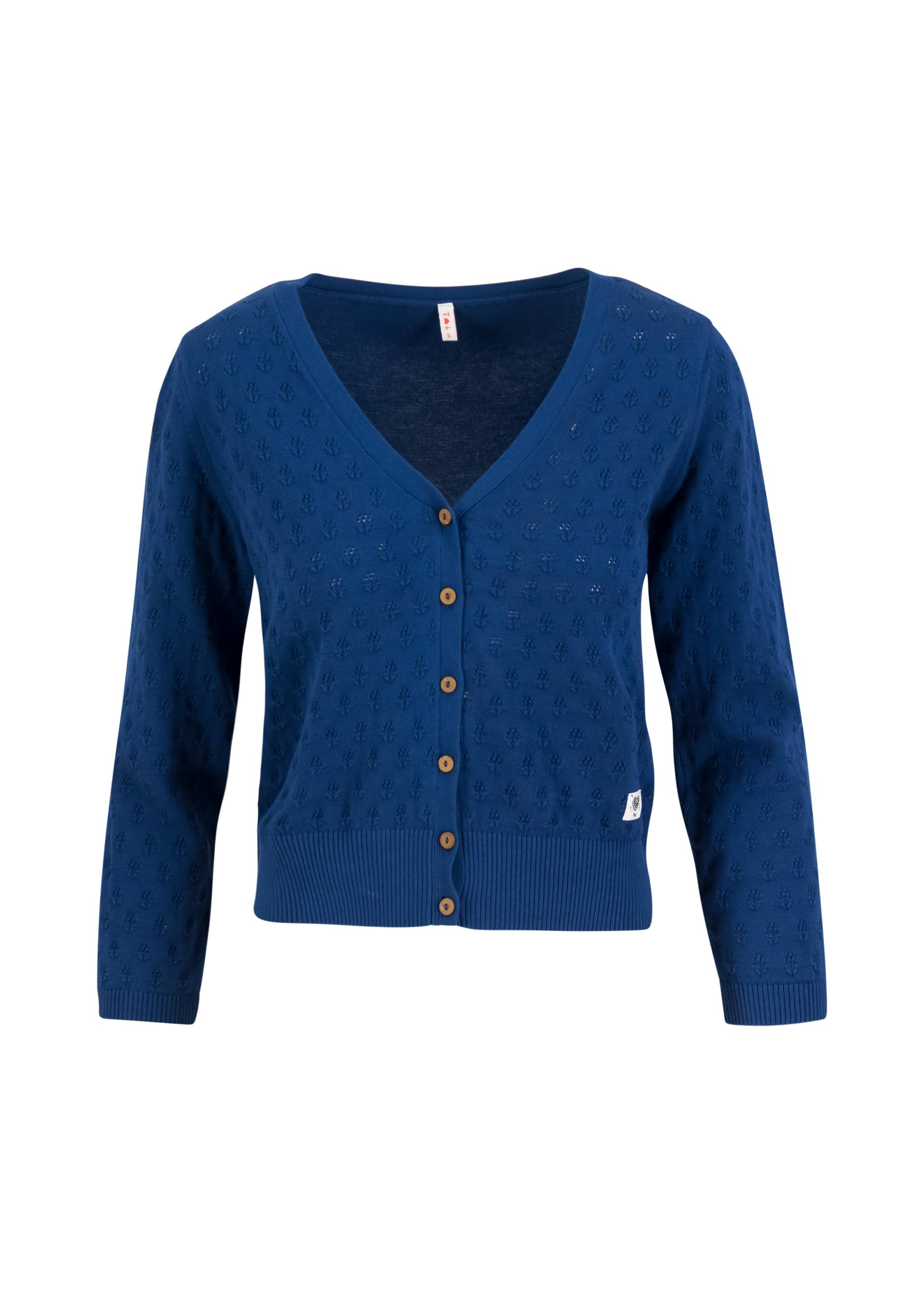 Cardigan Sweet Petite, heavy blue knit, Cardigans, Blau