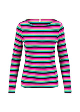 Streifenshirt Sweet Sailorette, magical rainbow stripes, Shirts, Schwarz