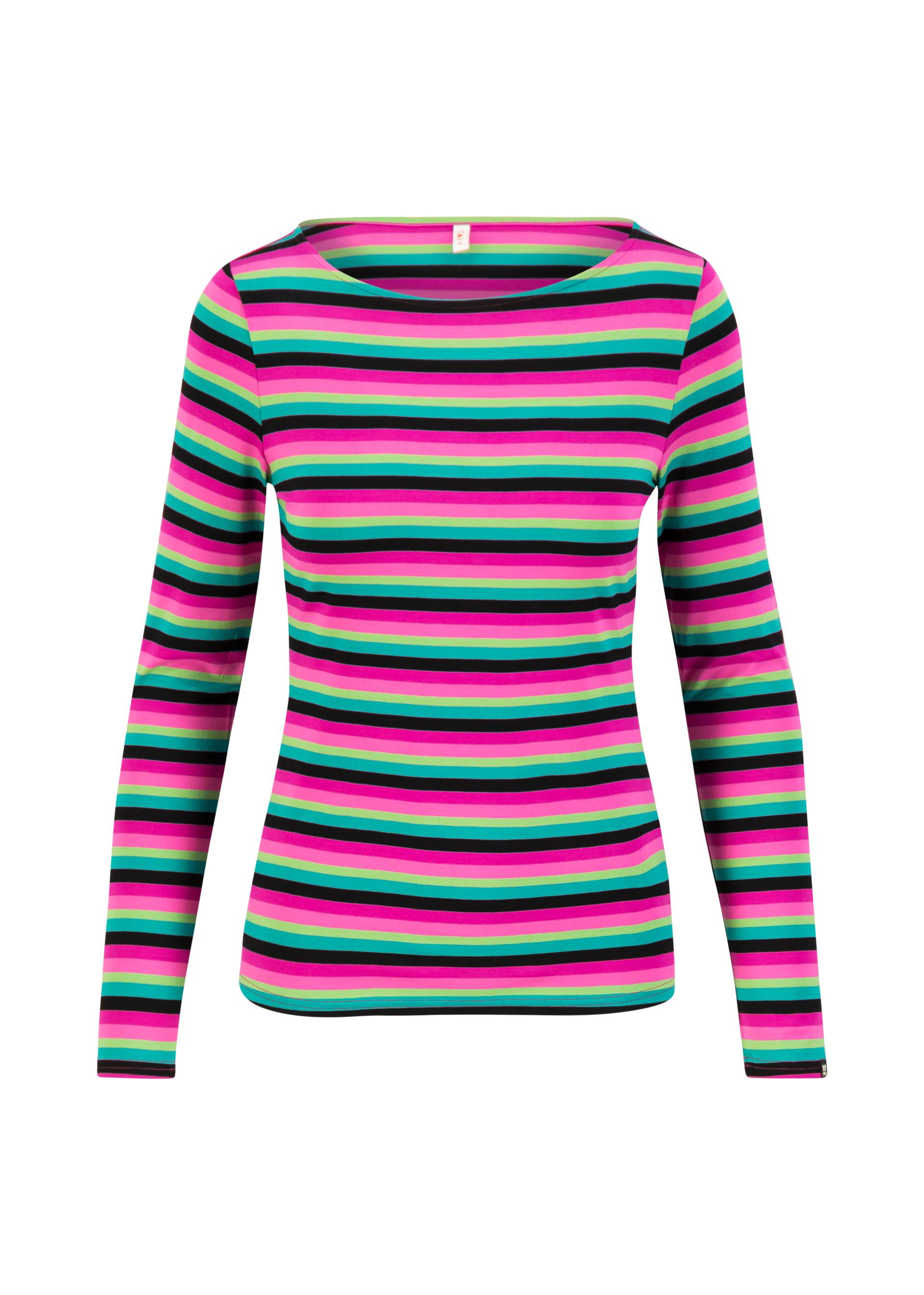 Breton shirt Sweet Sailorette, magical rainbow stripes, Tops, Black