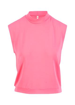 Sleeveless Top Tiny Turtle, strong pink, Tops, Pink