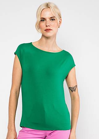 Top Breezy Flowgirl, strong green, Tops, Green