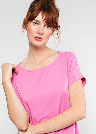 Jerseyshirt Glow and Grow, summer strawberry pink, Shirts, Rosa