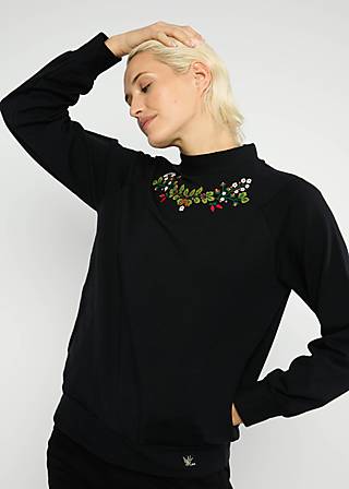 Sweatpullover Day by Day, back to black, Sweatshirts & Hoodies, Schwarz