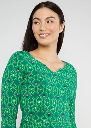 Jerseykleid Froggy Queen, fountain dreams, Kleider, Grün