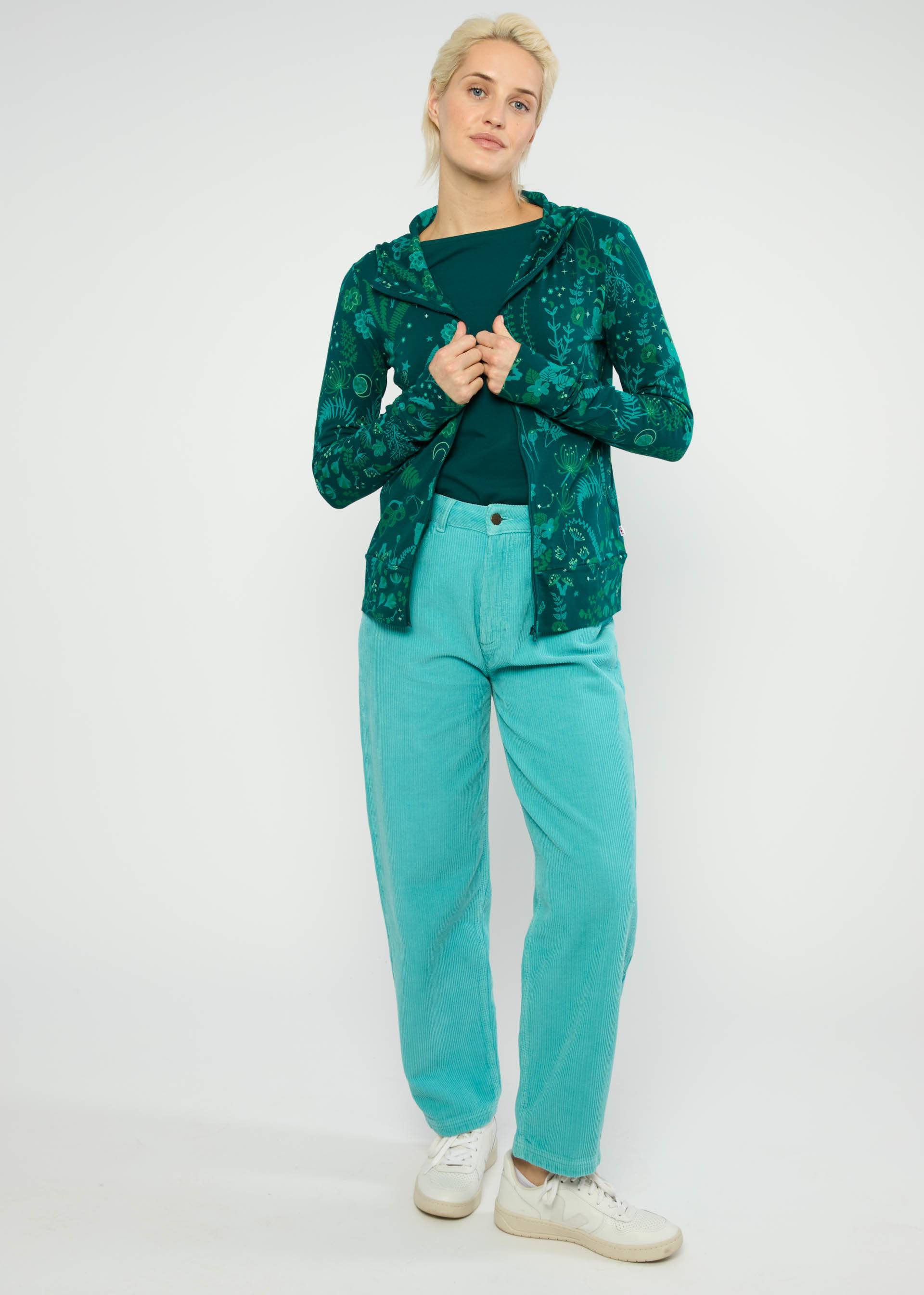 Kapuzenjacke Scuba Duba zip up, magical night walk, Sweatshirts & Hoodies, Grün