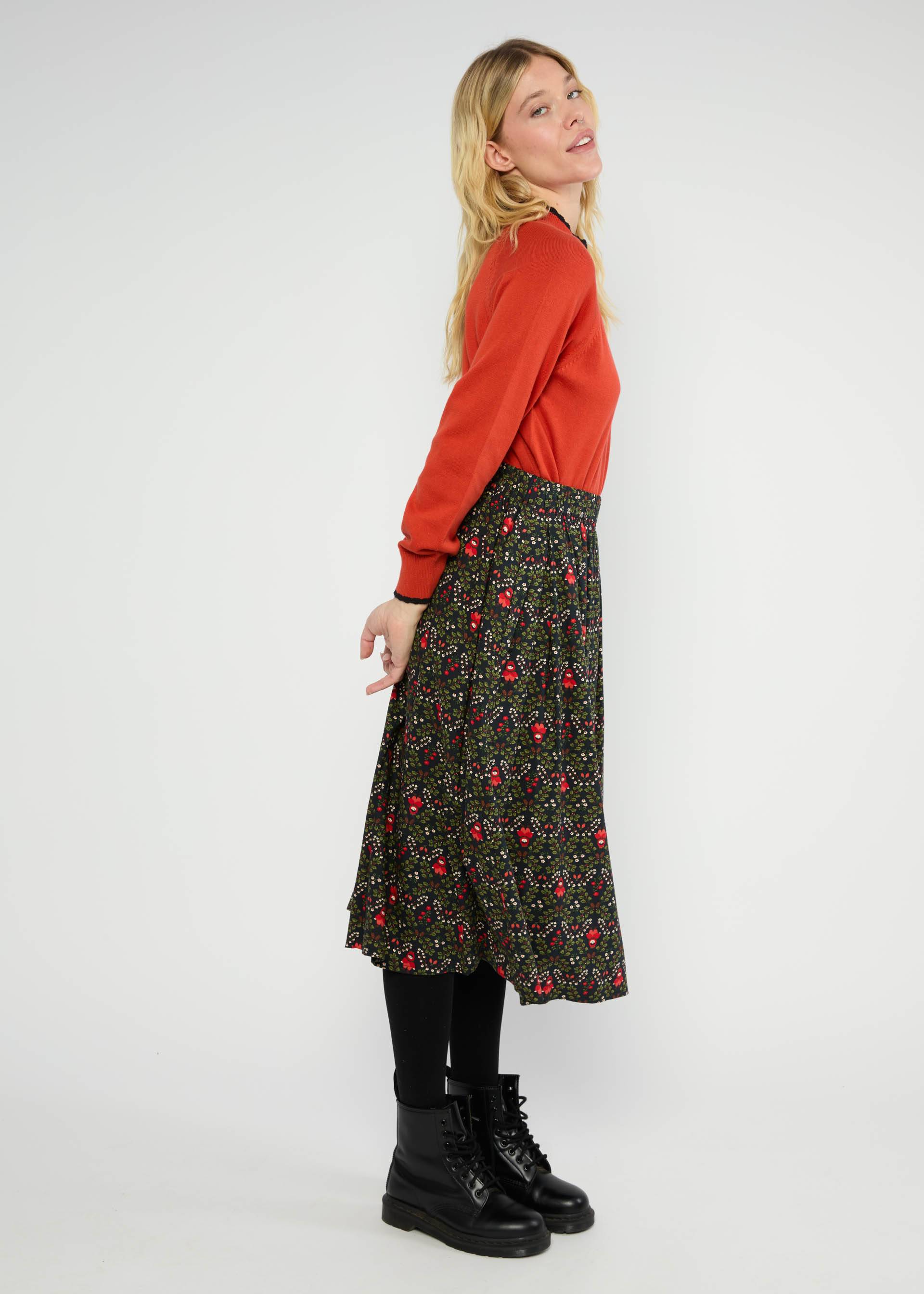 Midirock Swing Around the Clock, hella hagebutte, Röcke, Schwarz