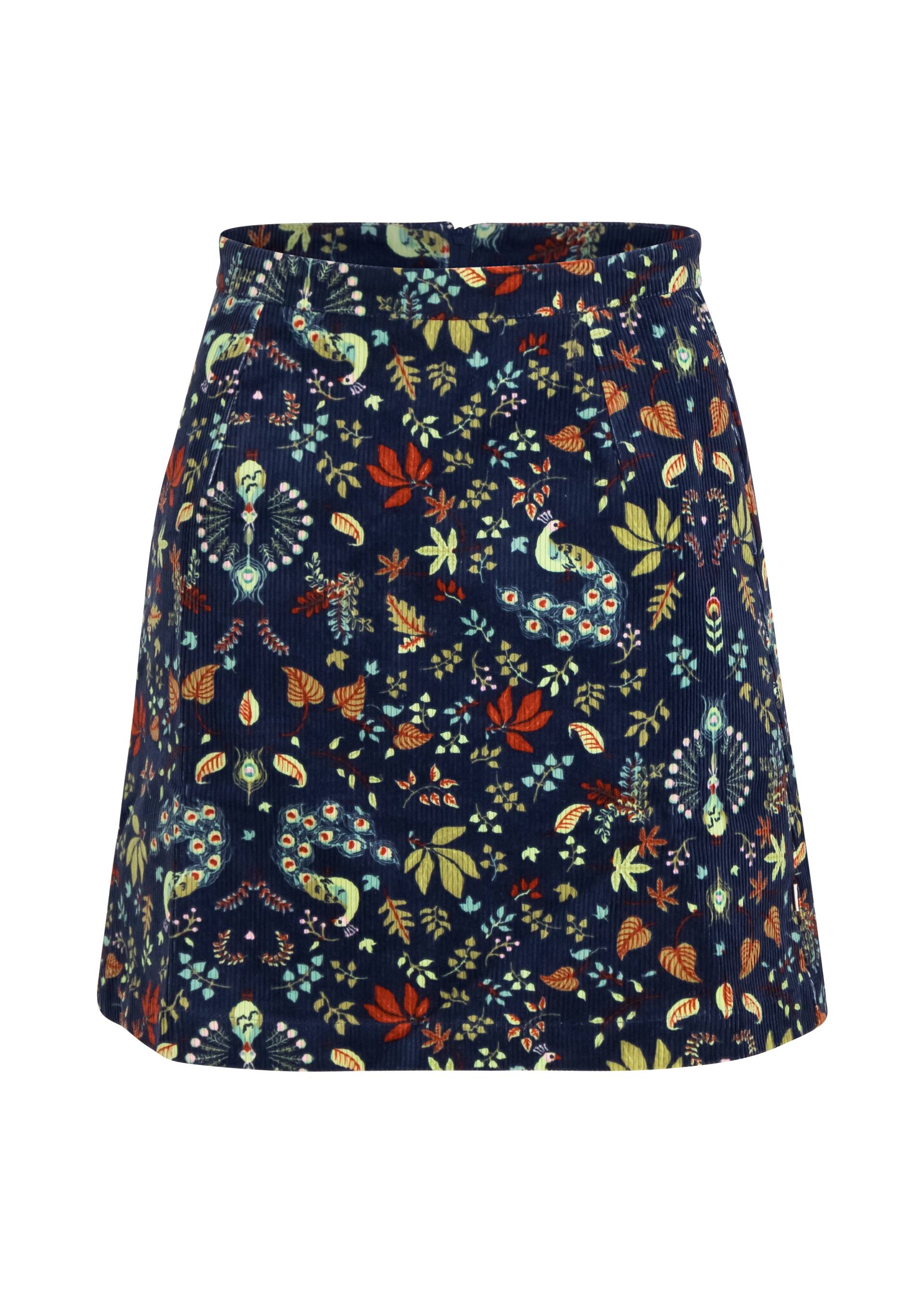 Cordrock Dreamy Eyes, maze of peacocks, Röcke, Blau