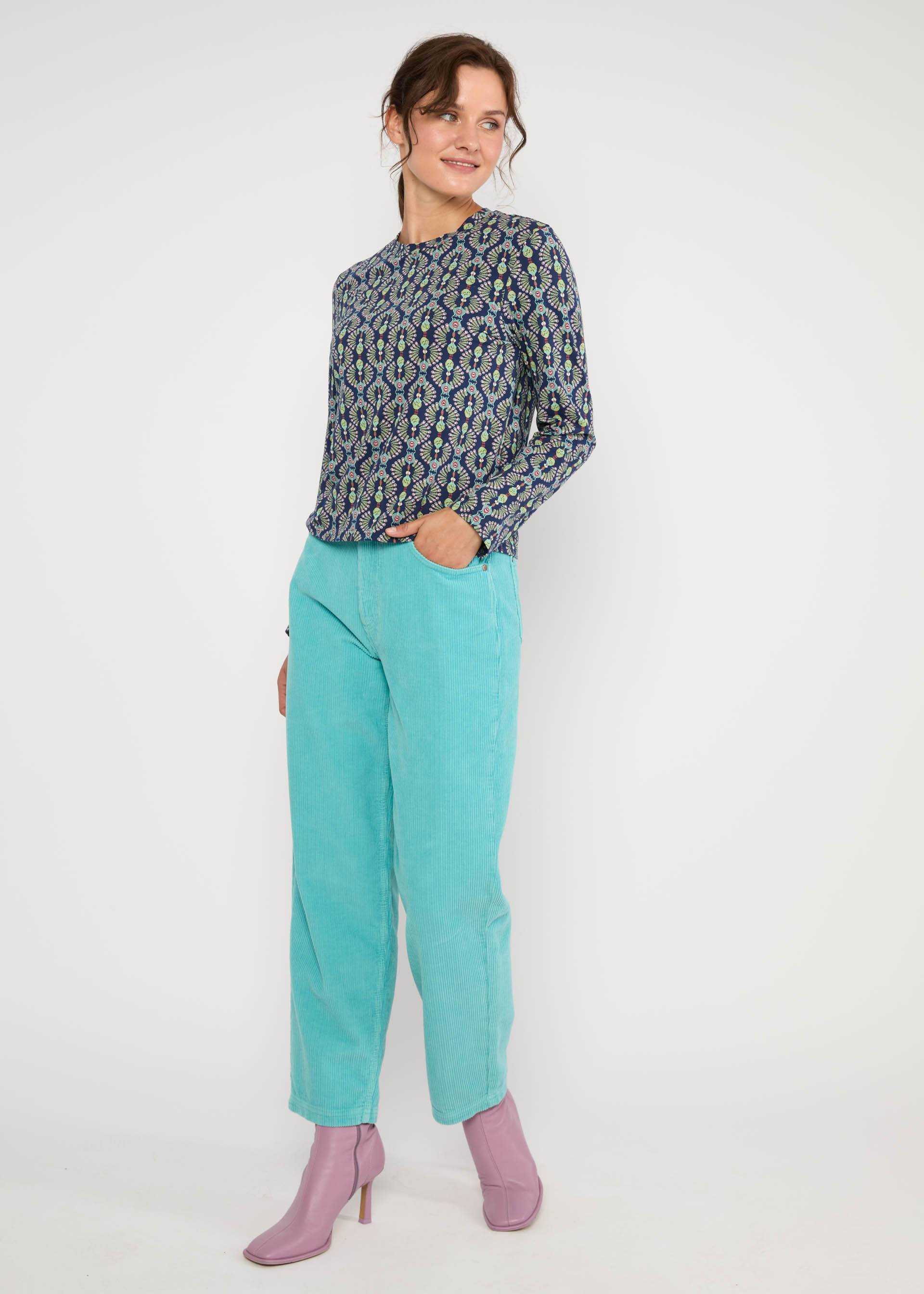 Longsleeve Radiant Rebels Crew, feather duster, Tops, Blue