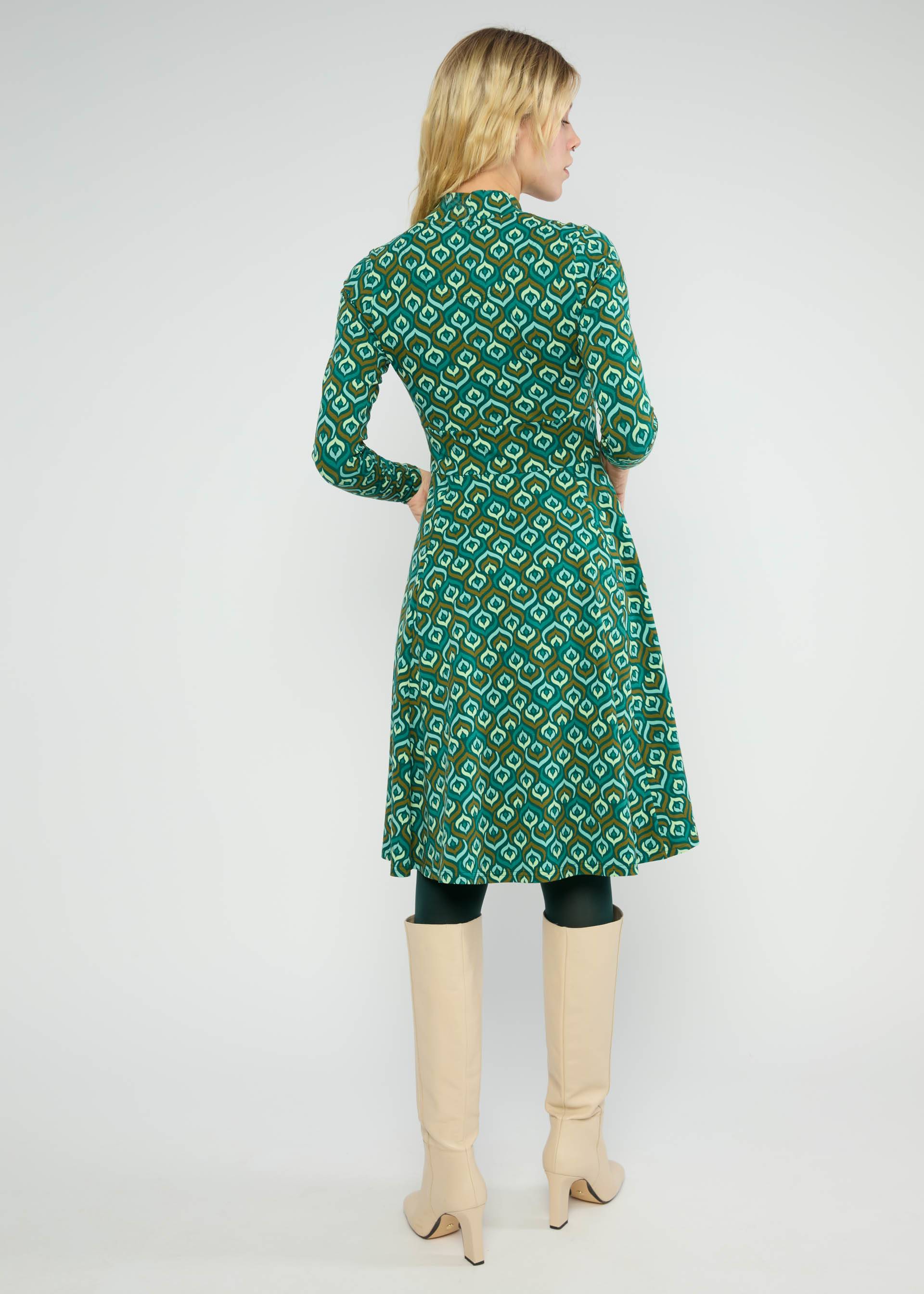 Herbstkleid Shalala Tralala Shawl, colorful ducky, Kleider, Grün