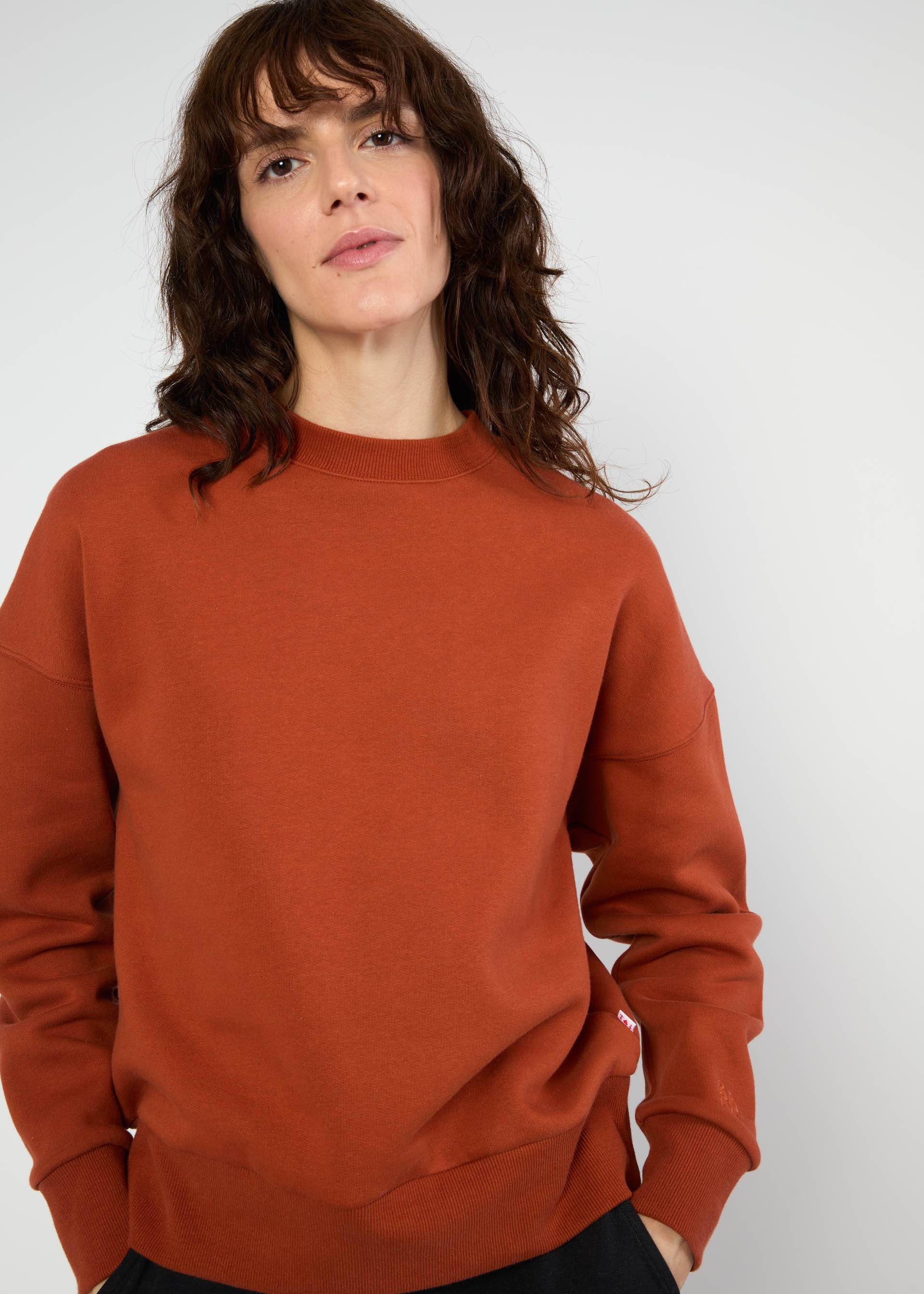 Sweatshirt Casual Crew, brown urban vibes, Sweatshirts & Hoodies, Brown