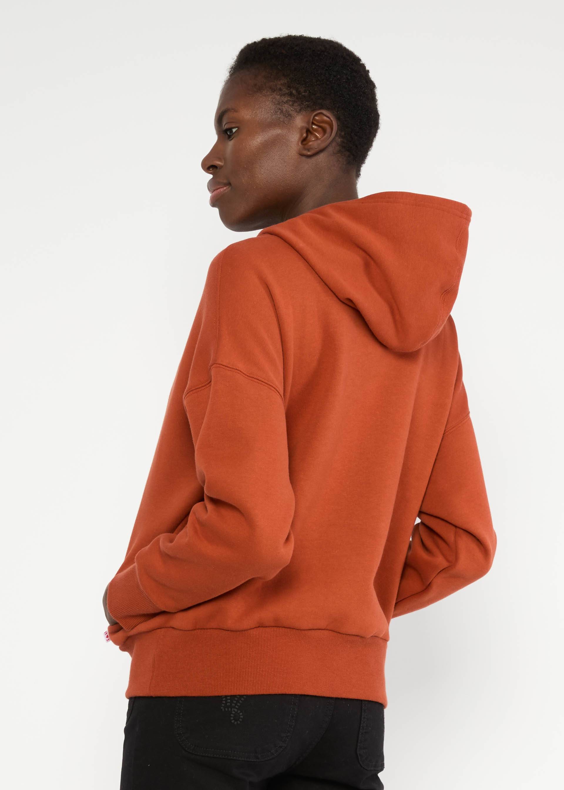 Hoodie Casual Hooded, brown urban vibes, Sweatshirts & Hoodies, Braun