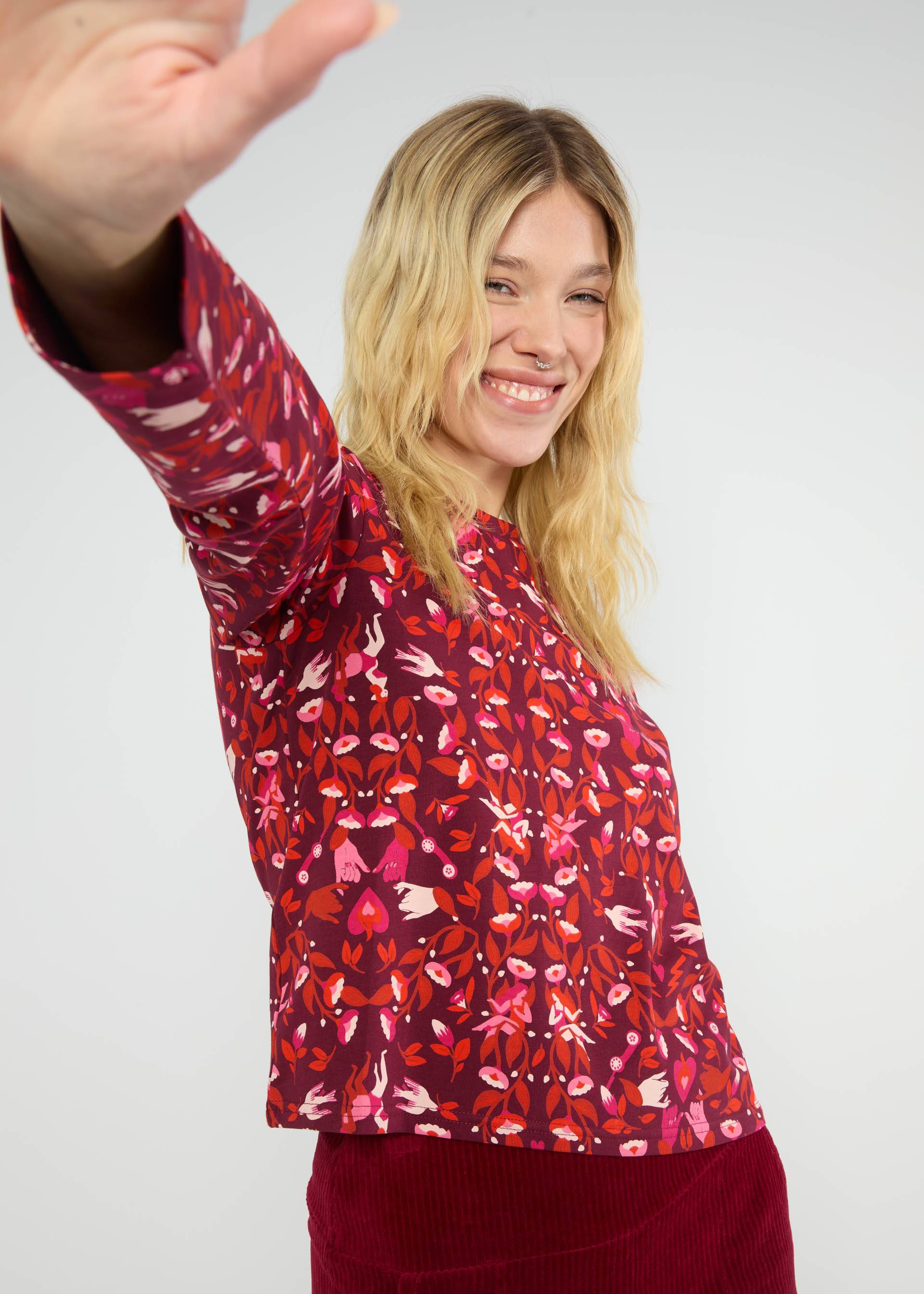 Longsleeve Radiant Rebels Crew, soul sisters, Shirts, Lila