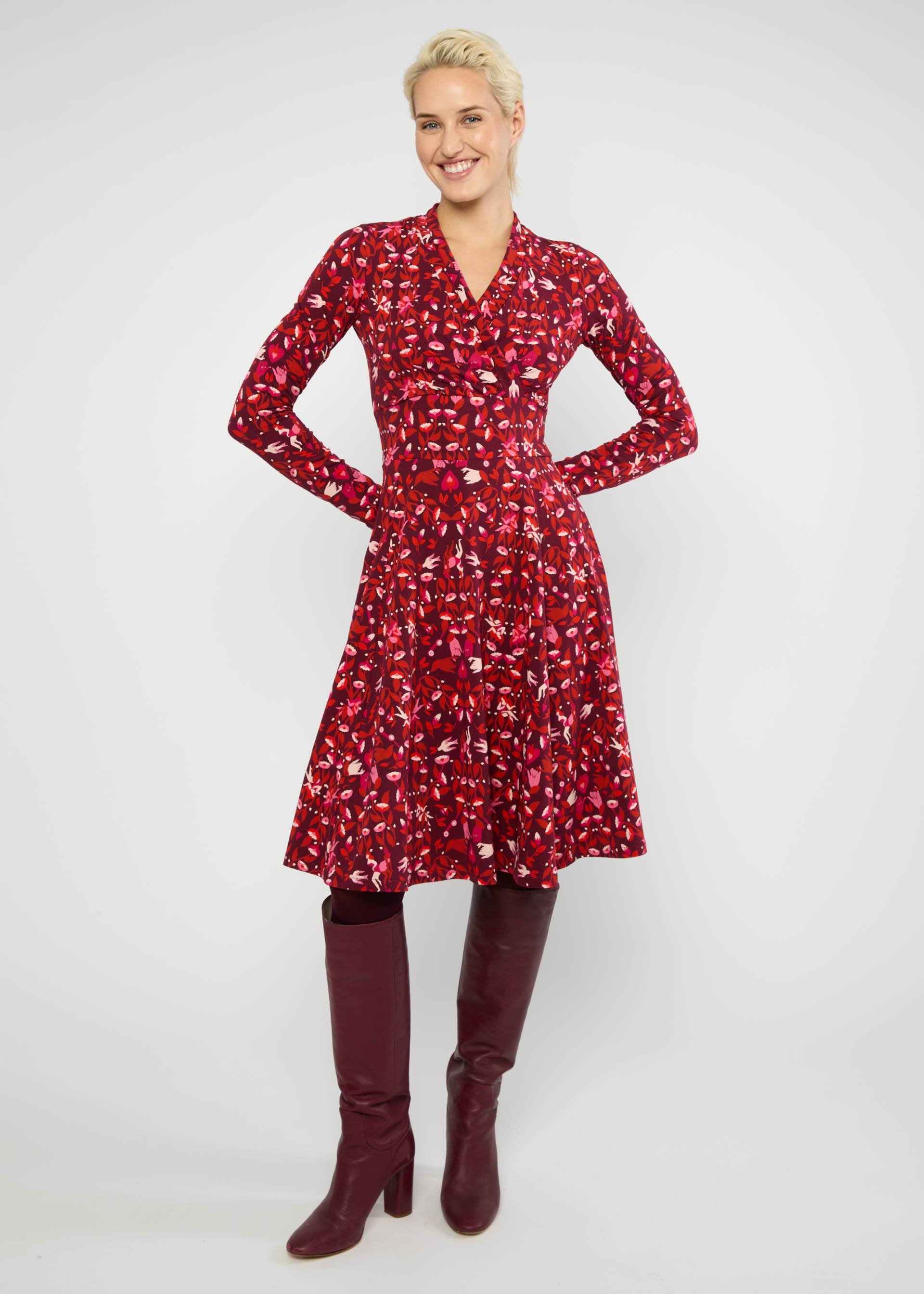 Herbstkleid Shalala Tralala Shawl, soul sisters, Kleider, Lila