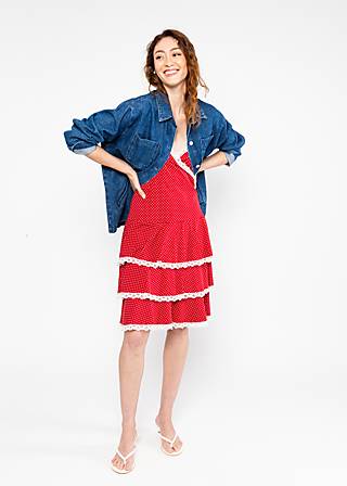 Jerseykleid You're my Heart, lovely memories dot, Kleider, Rot