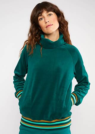 Sweatshirt Velvet Grand Mystic, fairytale waterlily green, Sweatshirts & Hoodies, Green