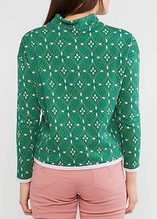 Knitted Jumper Warm up Turtle, circle of love and green, Knitted Jumpers, Green