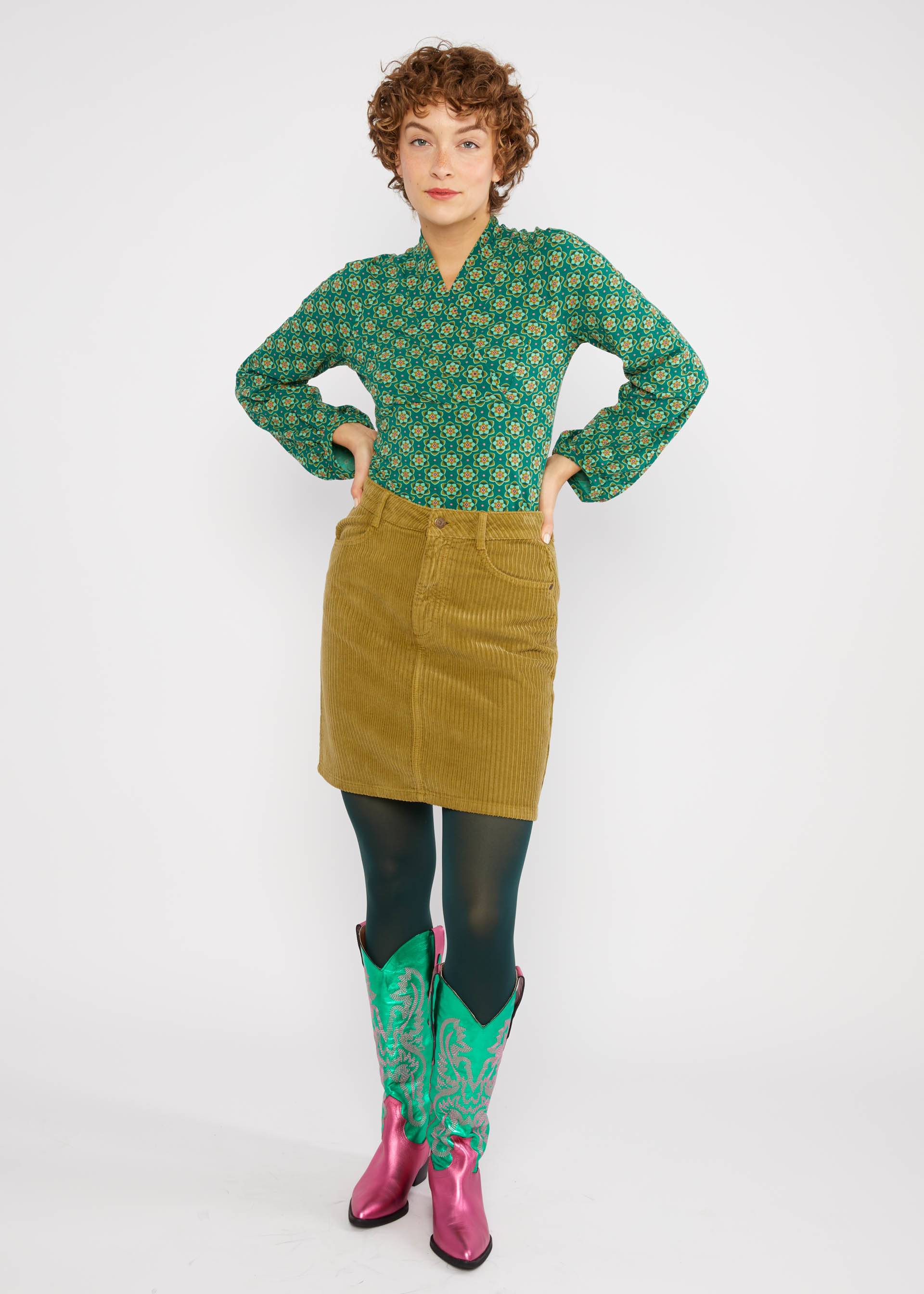 Jerseyshirt Whispering serenity, lovely lily, Shirts, Grün