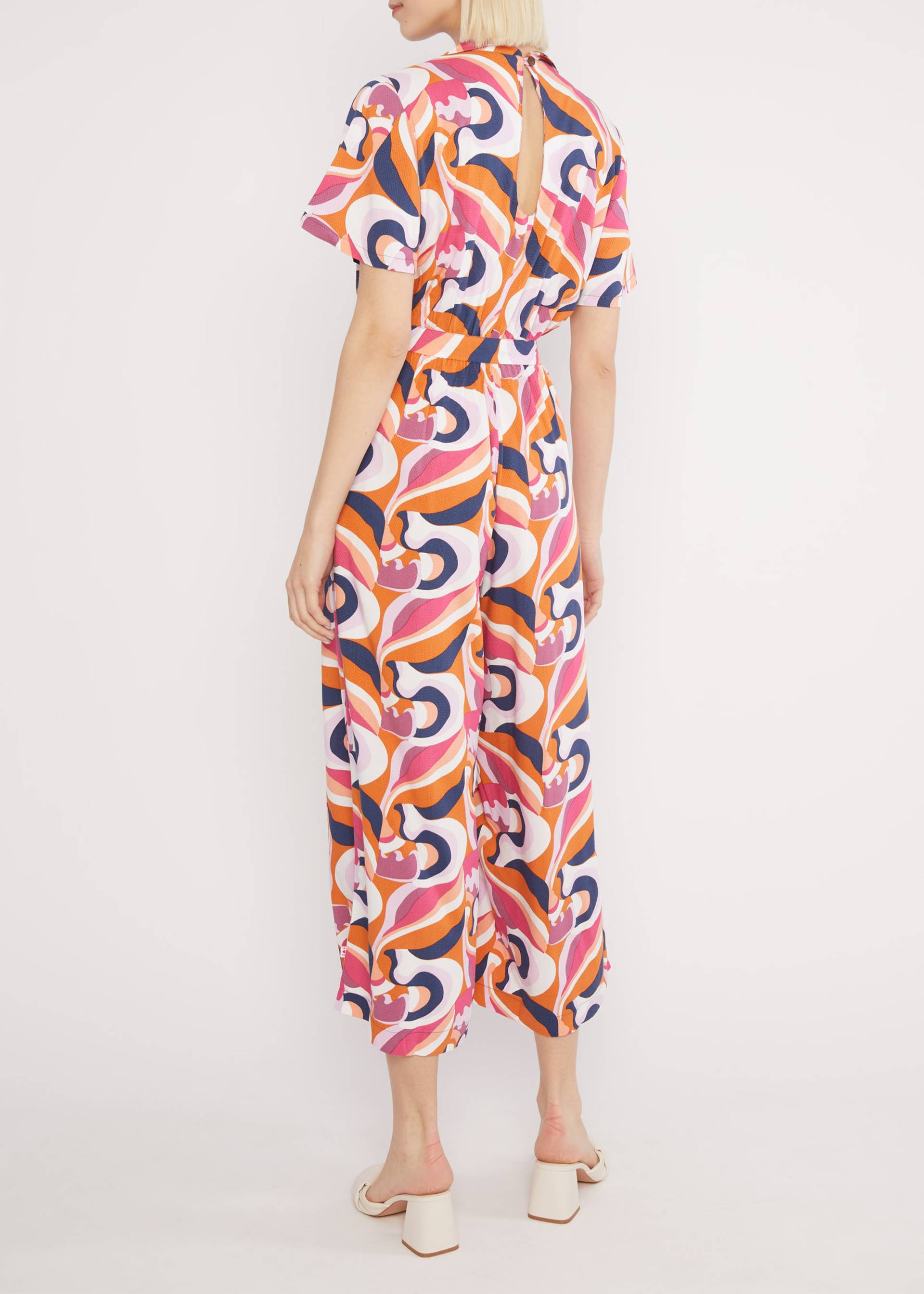 Jumpsuit Charming Steps, romantic colour waves, Jumpsuits, Blau