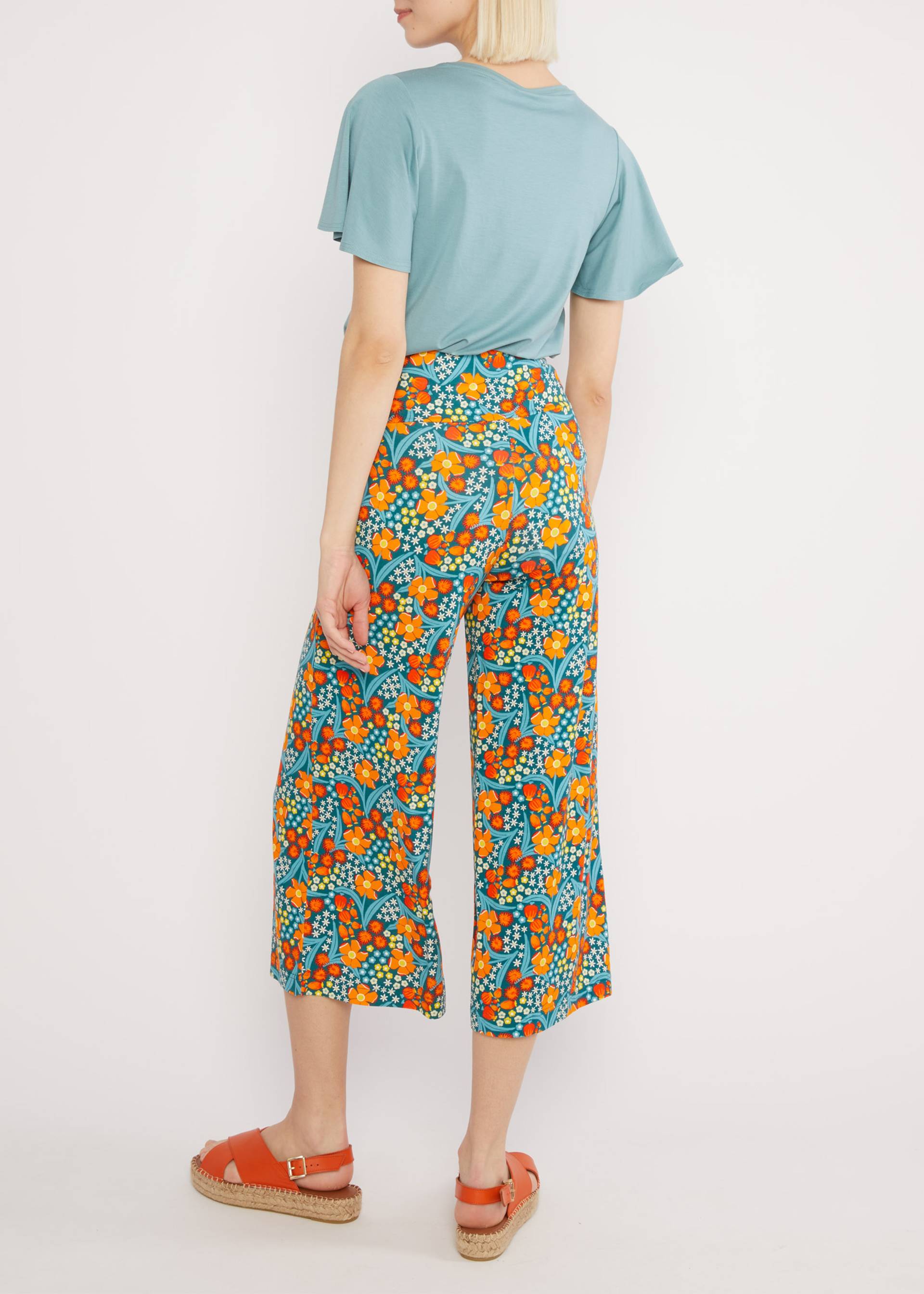 Cul de Berlin, lovely millefleurs, Trousers, Blue