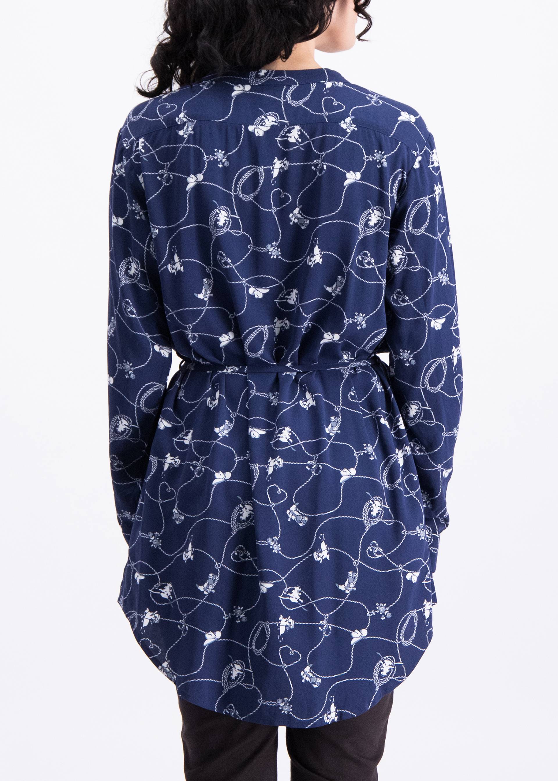 Tunic back in the saddle, swinging lasso , Blouses & Tunics, Blue