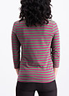 logo stripes sailorette 3/4 shirt, tough line, Shirts, Grün