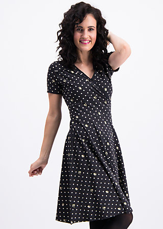 polka lady saloon, dots of country, Dresses, Black